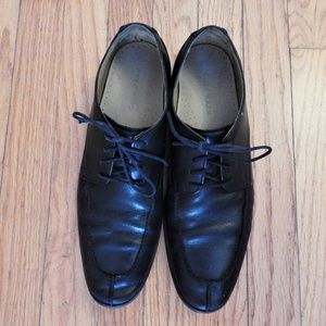 Cole Haan Black Leather Lace Up Oxfords Sz 7.5